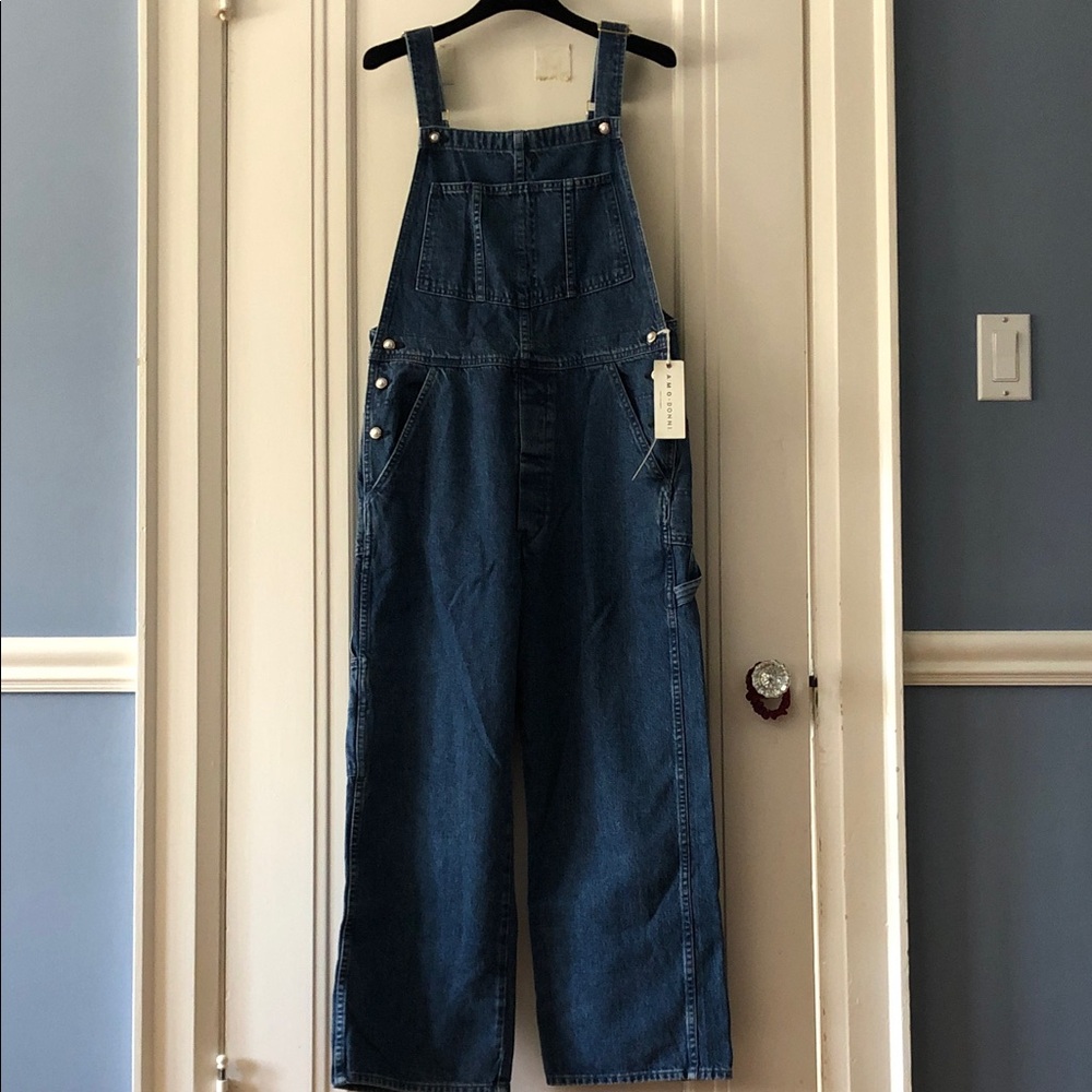 AMO x DONNI denim overalls